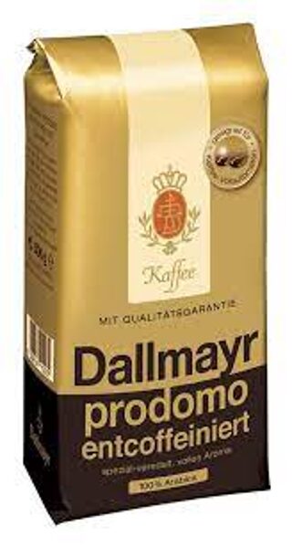 kafijas pupiņas bezkofeīnu Dallmayr 500 g
