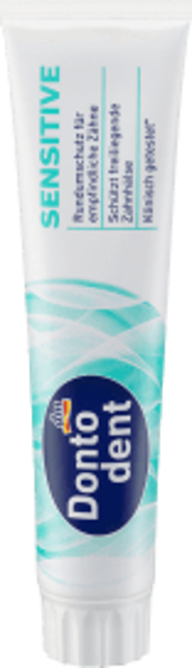 Dontodent zobu pasta Sensitive jutīgiem zobiem, 125 ml